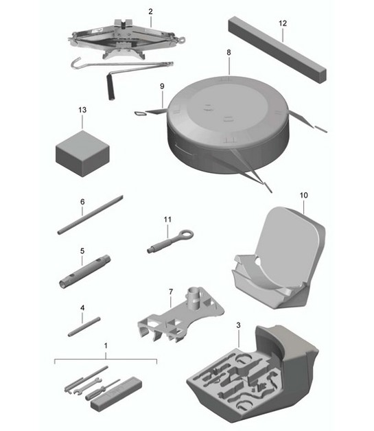 Diagram 001-000 Porsche Macan S Petrol 3.0L V6 340Bhp Accessories & others 