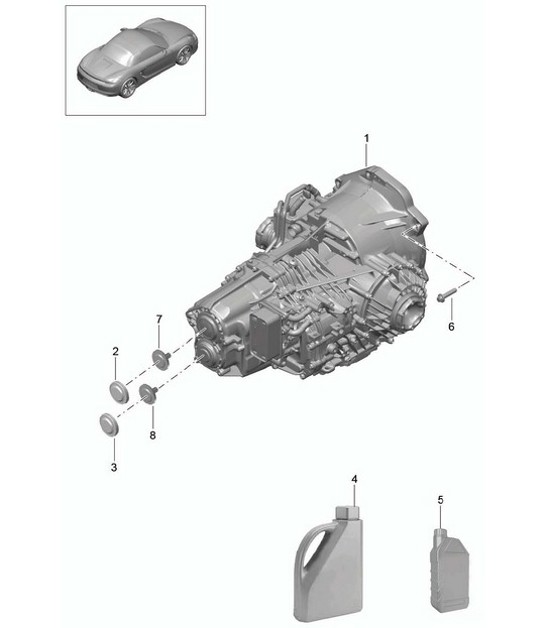Diagram 320-000 Porsche Cayenne 3.2L V6 2003>> Transmission