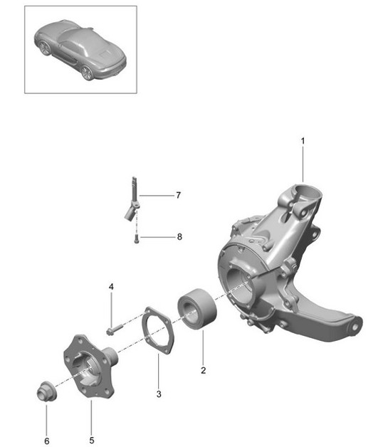 Diagram 501-000 Porsche Cayenne 3.6L 2007>> Achteras