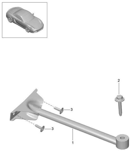 Diagram 801-015 Porsche Boxster 986/987/981 (1997-2016) Body