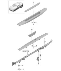 Garniture / Seuil - Intérieur - 981 Boxster / Boxster S 2012-16
