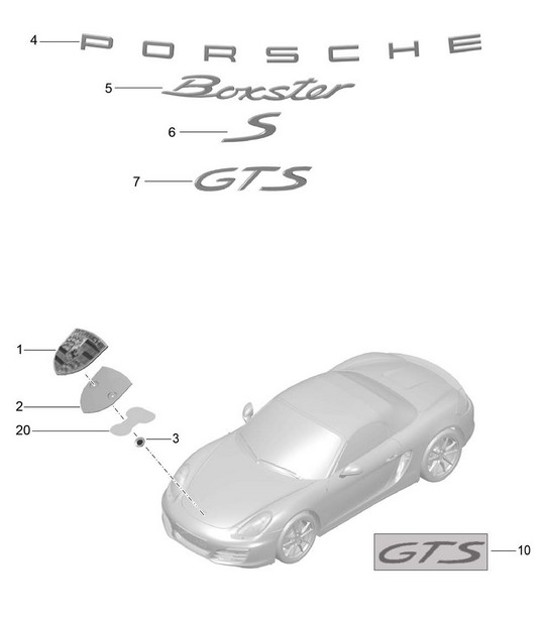 Diagram 810-000 Porsche 928S4 5.0L 1987-92 