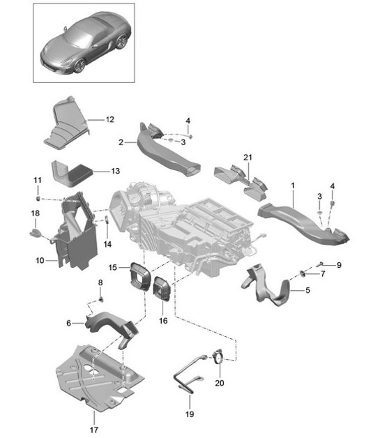 Diagram 813-005 Porsche 997 MKII 涡轮增压 2009>>  车身