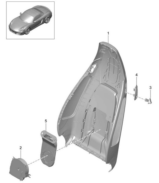 Diagram 817-019 Porsche Carrera GT (2003-2006) 
