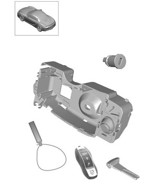 Diagram 898-000 Porsche Carrera GT (2003-2006) 
