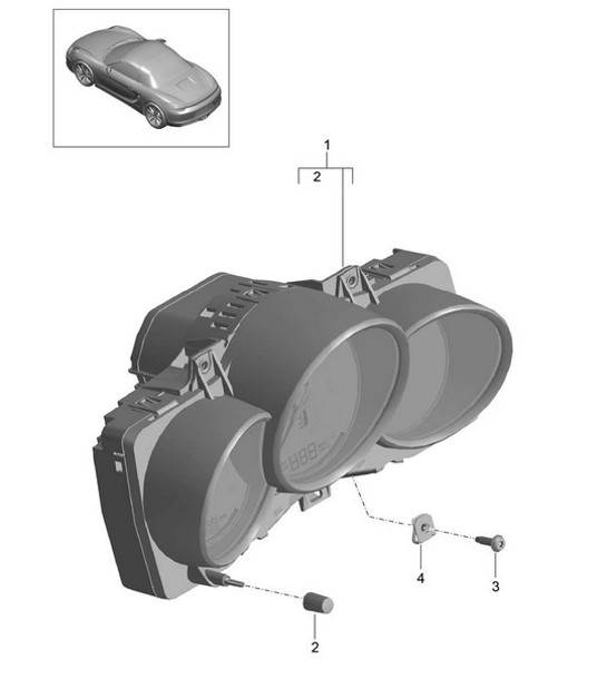 Diagram 906-001 Porsche Cayenne Turbo / Turbo S 4.8L 2007>> Electrical equipment