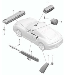 Airbag 981C Cayman / Cayman S 2014-16