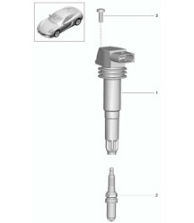 Système d'allumage 981C Cayman / Cayman S 2014-16 Système d'allumage 981C Cayman / Cayman S 2014-16