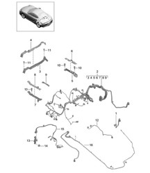 线束/饰件/发动机/变速箱/后轴/后盖 981C Cayman / Cayman S 2014-16