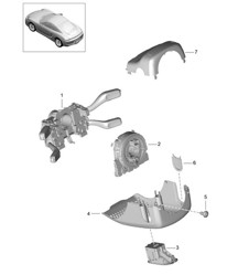 Lenkstockschalter 981C Cayman / Cayman S 2014-16