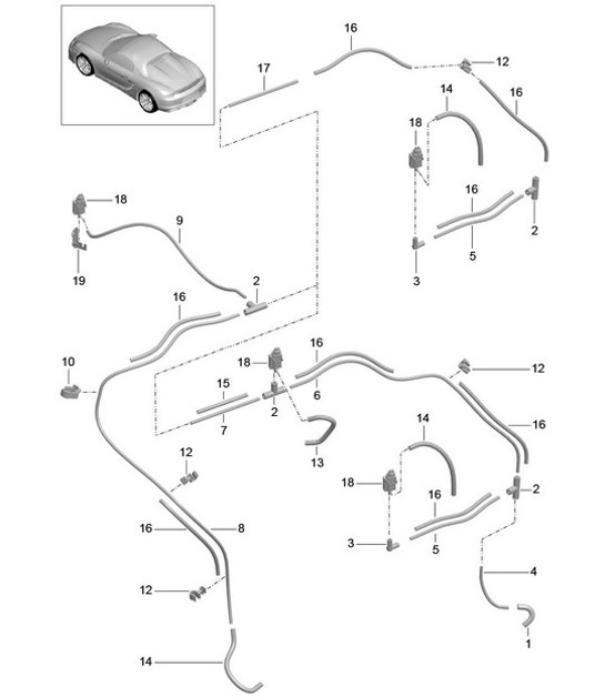 Diagram 107-015 Porsche Cayenne 3.2L V6 2003>> Engine