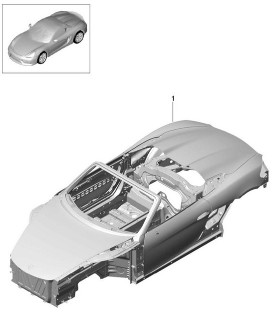 Diagram 801-000 Porsche Taycan (9J1) MK1 2020-2024 