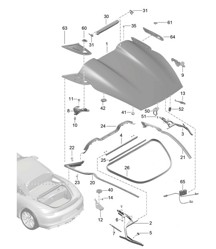 Tapa Trasera 981.SP Boxster Spyder 2016