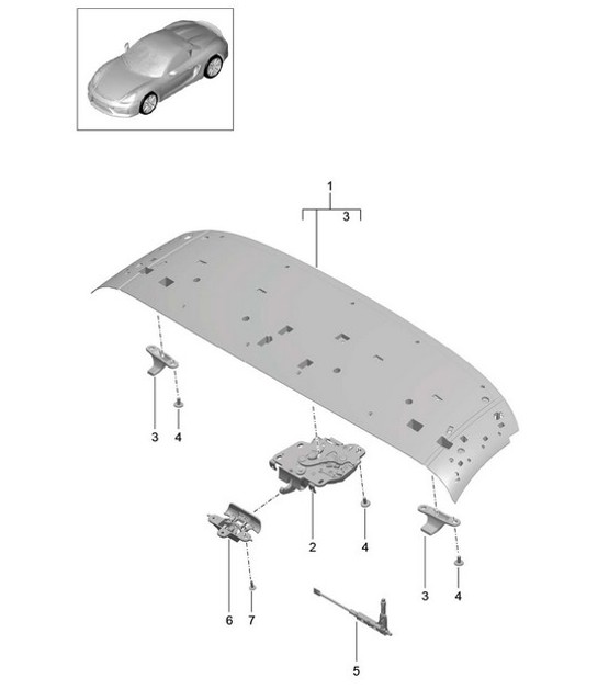 Diagram 811-005 Porsche Taycan (9J1) MK1 2020-2024 