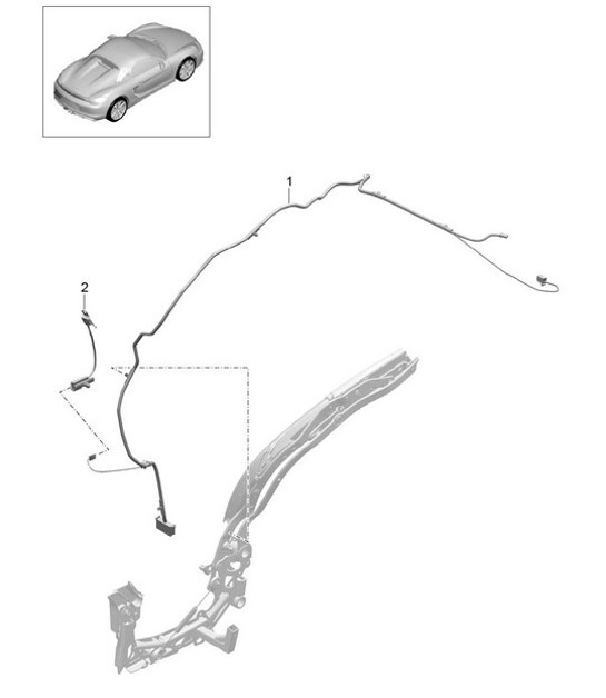 Diagram 811-020 Porsche Carrera GT (2003-2006) 