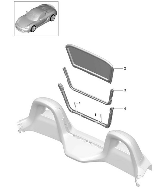 Diagram 811-055 Porsche 924 2.0L 1976-79 Body