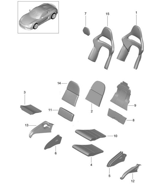 Diagram 817-062 Porsche Carrera GT (2003-2006) 