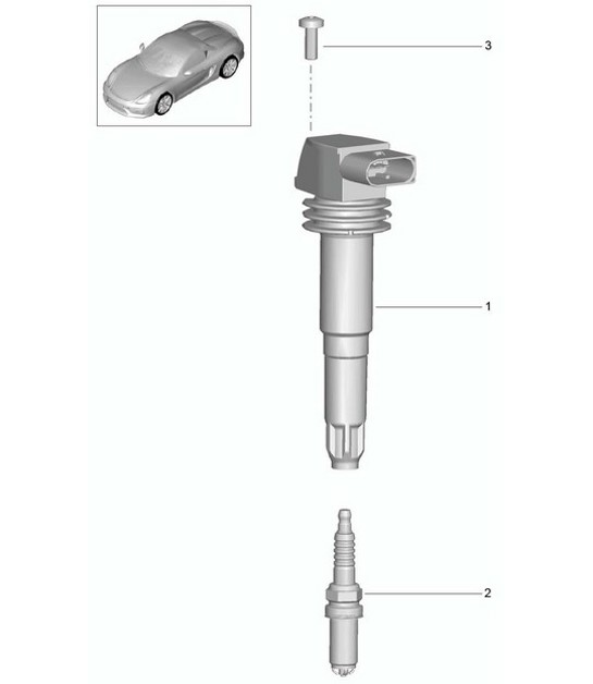 Diagram 901-000 Porsche 997 GT2 2007>> Electrical equipment