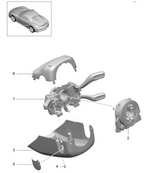Lenkstockschalter 981.SP Boxster Spyder 2016