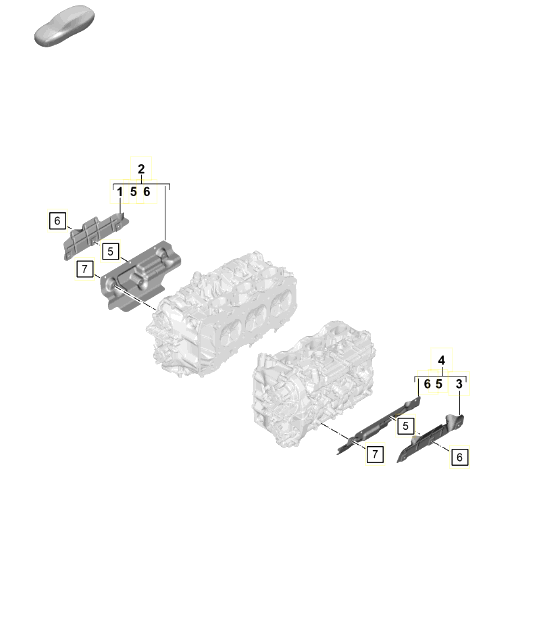 Diagram 103-008 Porsche Macan (95B) MK2 2019-2021 