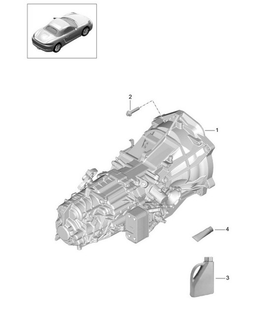 Diagram 302-000 Porsche Panamera 970 MK1 (2009-2013) Transmission