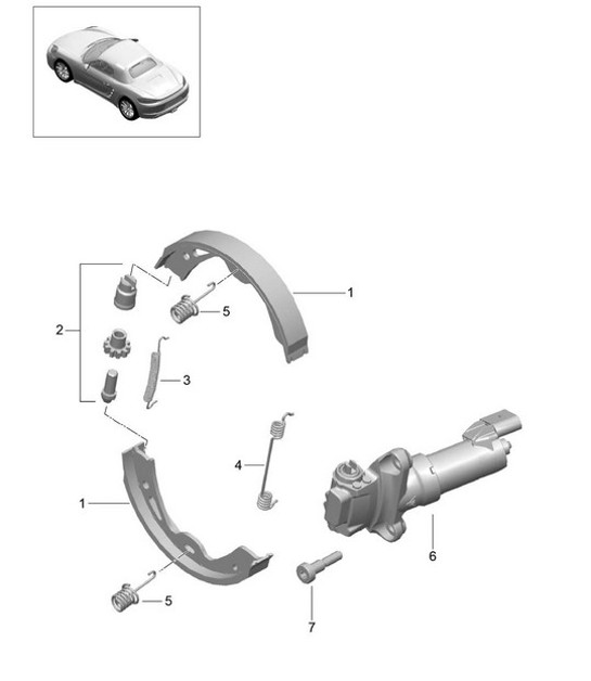 Diagram 603-005 Porsche 997 MKII Turbo 2009>> Wheels, Brakes