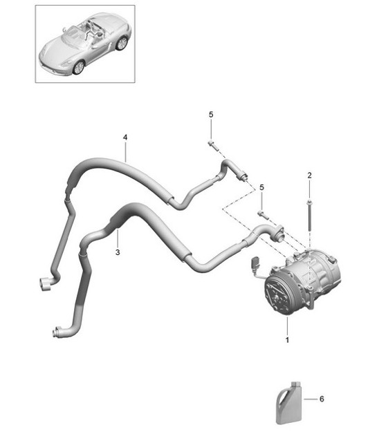 Diagram 813-040 Porsche 996 C4 3.4L 1997-08/01 Body