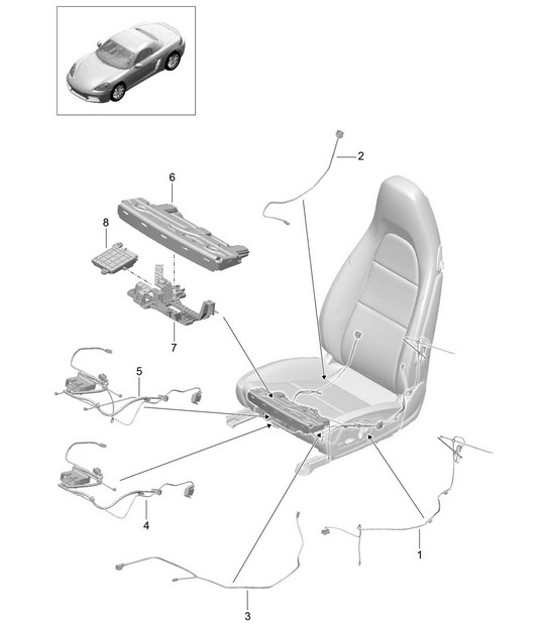 Diagram 817-010 Porsche Macan (95B) MK1 (2014-2018) Body