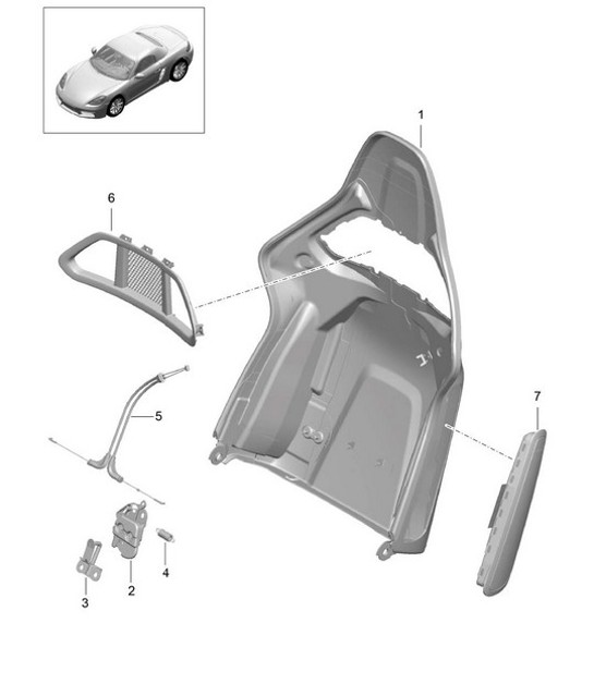 Diagram 817-066 Porsche Cayenne Turbo 4.5L 2003>> Body