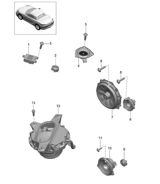 Diagram 911-005 Porsche Macan (95B) MK3 2022>> 