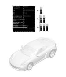 Applicator voor lakretouches / Verven 718C (982C) Cayman 2017>>