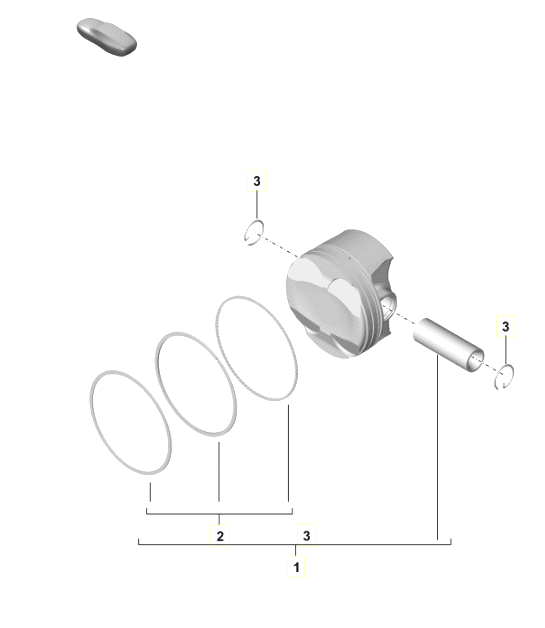 Diagram 102-006 Porsche 991 Speedster 4.0L (510Bhp) Engine