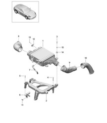 Intercooler / Turbocompressore 718C (982C) Cayman 2017&gt;&gt;