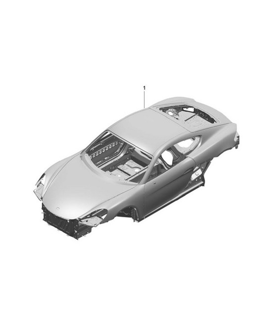 Diagram 801-000 Porsche Cayman S 3.4L 981 2013-16 Body