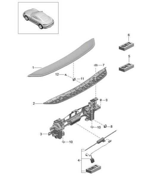 Diagram 803-007 Porsche 997 TURBO 2007>> Body