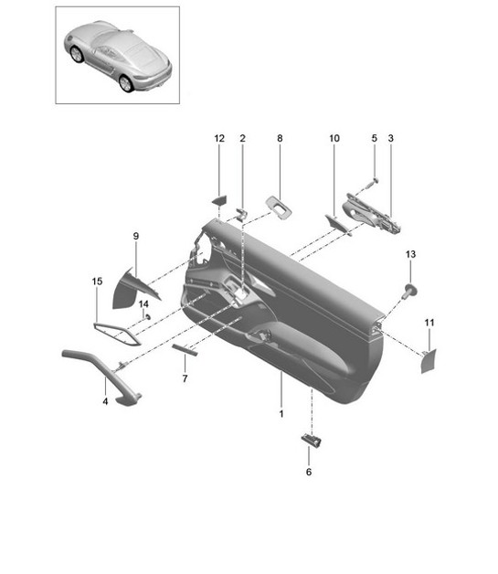 Diagram 808-000 Porsche Cayenne V6 3.6L Petrol 300Hp Body