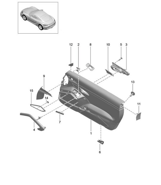 Diagram 808-010 Porsche Cayenne Turbo S 4.5L 2006>> Body