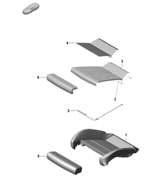 Diagram 817-003 Porsche 924 (1977-1988) Body