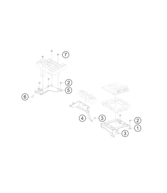 SRO-KIT Support système d'admission CU 982 Cayman GT4 Clubsport 2019-2020