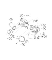 SRO-KIT intake system air filter box 982 Cayman GT4 Clubsport 2019-2020