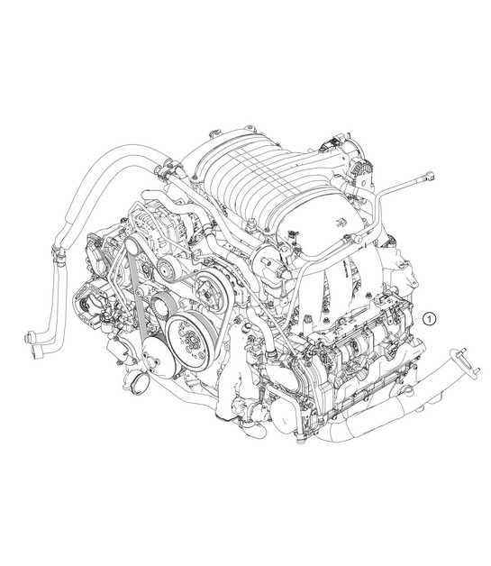 Diagram 1.1-01 Porsche Cayenne Turbo / Turbo S 4.8L 2007>> Engine