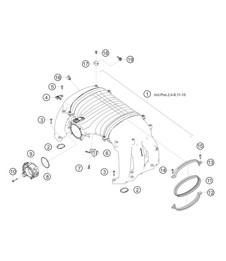 Intake system 982 Cayman GT4 Clubsport 2019-2020 Intake system 982 Cayman GT4 Clubsport 2019-2020