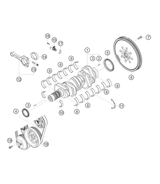 Diagram 1.1-03 Porsche Panamera 4 2.9L V6 