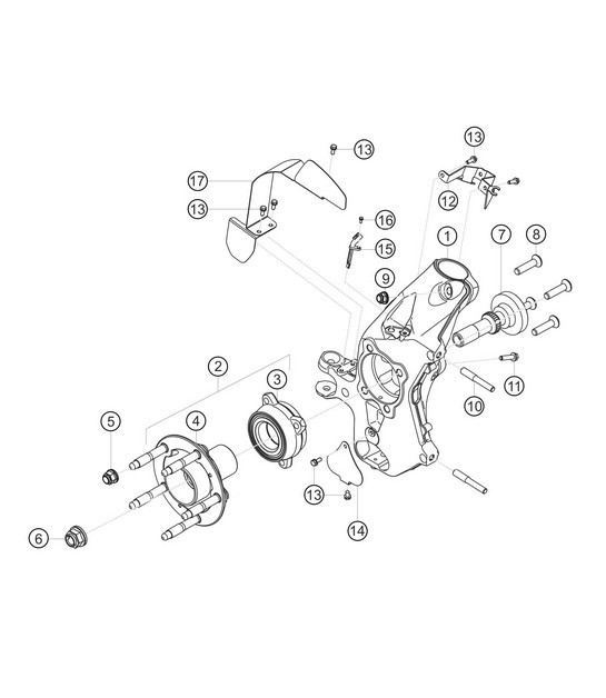 Diagram 4.4-02 Porsche 911 和 912（1965-1989） 前轴、转向 