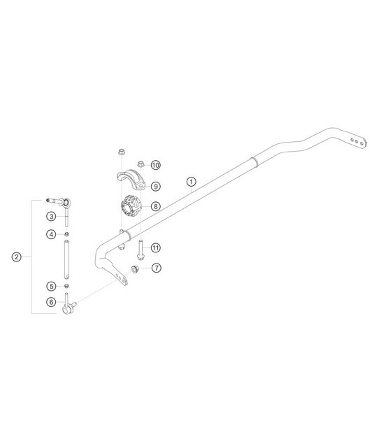 Diagram 4.4-03 Porsche 955 Cayenne Turbo 4.5L 2003-06 Front Axle, Steering 