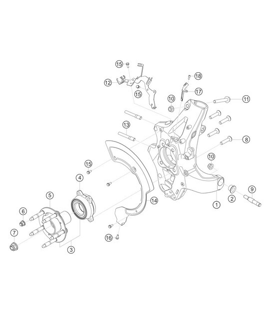 Diagram 5.5-03 Porsche 992 GT3RS 4.0L 