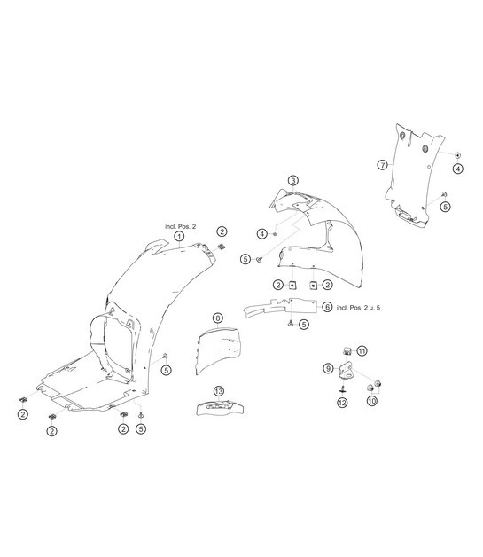 Diagram 8.8-11 Porsche Cayenne 3.6L 2007>> Body