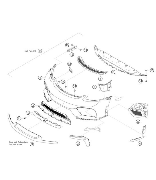 Diagram 8.8-13 Porsche 944 2.5L 8V 1982-87 