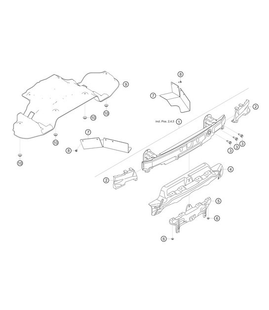 Diagram 8.8-17 Porsche 992 GT3 4.0L 