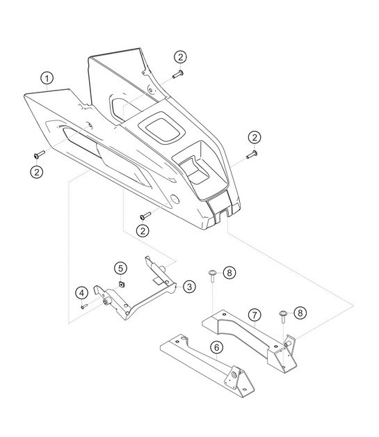 Diagram 8.8-26 Porsche Cayman 2.9L 987C MKII 2009-12 Body